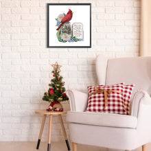 Load image into Gallery viewer, Christmas Cardinal 30*30CM (canvas) Partial Special-Shaped Drill Diamond Painting
