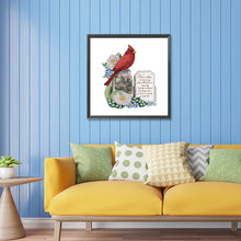 Load image into Gallery viewer, Christmas Cardinal 30*30CM (canvas) Partial Special-Shaped Drill Diamond Painting
