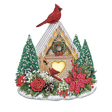 Load image into Gallery viewer, Christmas Cardinal 30*30CM (canvas) Partial Special-Shaped Drill Diamond Painting
