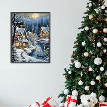 Load image into Gallery viewer, Small Town In The Snow 30*40CM (canvas) Full Round Drill Diamond Painting
