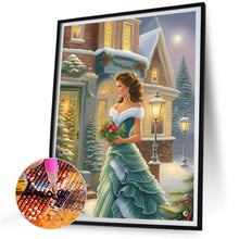 Load image into Gallery viewer, Santa Girl 30*40CM (canvas) Full Round Drill Diamond Painting
