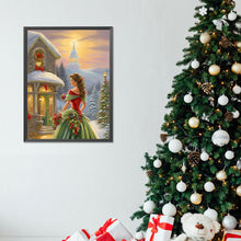 Load image into Gallery viewer, Santa Girl 30*40CM (canvas) Full Round Drill Diamond Painting
