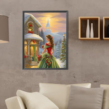 Load image into Gallery viewer, Santa Girl 30*40CM (canvas) Full Round Drill Diamond Painting
