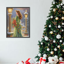 Load image into Gallery viewer, Santa Girl 30*40CM (canvas) Full Round Drill Diamond Painting
