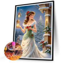 Load image into Gallery viewer, Santa Girl 30*40CM (canvas) Full Round Drill Diamond Painting
