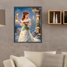 Load image into Gallery viewer, Santa Girl 30*40CM (canvas) Full Round Drill Diamond Painting
