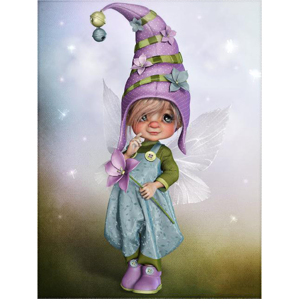 Elf Doll 30*40CM (canvas) Full Round Drill Diamond Painting