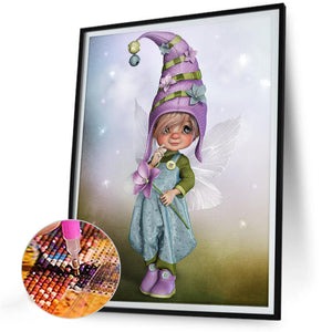 Elf Doll 30*40CM (canvas) Full Round Drill Diamond Painting