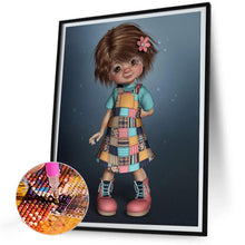 Load image into Gallery viewer, Girl Doll 30*40CM (canvas) Full Round Drill Diamond Painting
