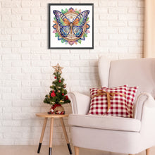 Load image into Gallery viewer, Butterfly Art 30*30CM (canvas) Partial Special-Shaped Drill Diamond Painting
