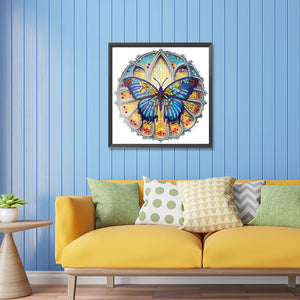 Butterfly Art 30*30CM (canvas) Partial Special-Shaped Drill Diamond Painting