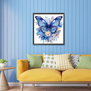 Butterfly Art 30*30CM (canvas) Partial Special-Shaped Drill Diamond Painting