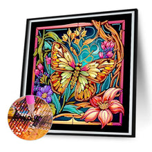 Load image into Gallery viewer, Butterfly Crafts 30*30CM (canvas) Partial Special-Shaped Drill Diamond Painting
