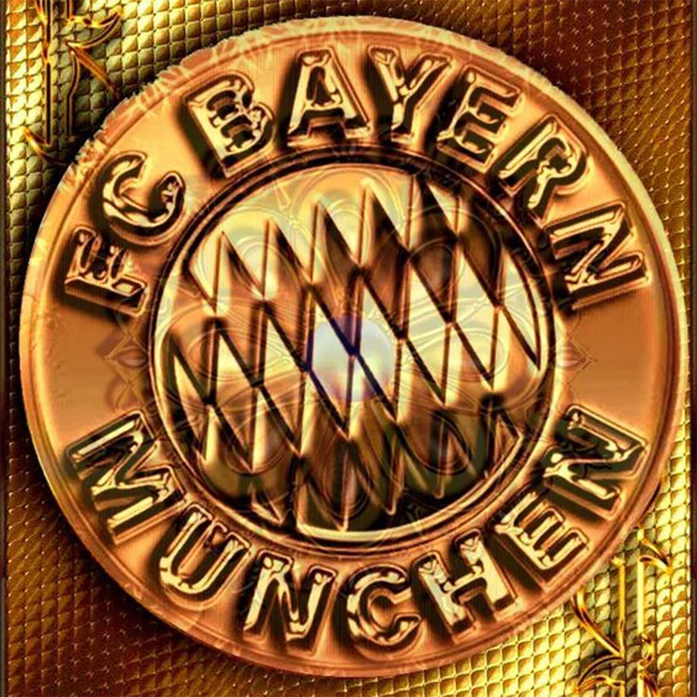 Bayern Munich Football Club 40*40CM (canvas) Full Round Drill Diamond Painting