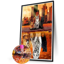 Load image into Gallery viewer, Reflection Animals 20*30CM (canvas) Full Square Drill Diamond Painting
