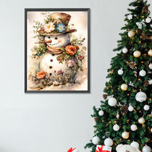Load image into Gallery viewer, Flowers Snowman 30*40CM (canvas) Full Square Drill Diamond Painting
