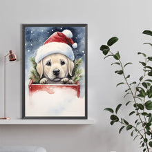 Load image into Gallery viewer, Christmas Puppy 40*60CM (canvas) Full Round Drill Diamond Painting
