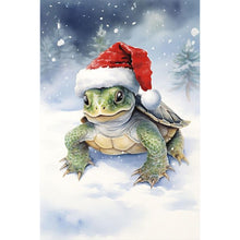 Load image into Gallery viewer, Christmas Turtle 40*60CM (canvas) Full Round Drill Diamond Painting
