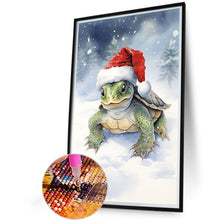 Load image into Gallery viewer, Christmas Turtle 40*60CM (canvas) Full Round Drill Diamond Painting
