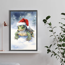 Load image into Gallery viewer, Christmas Turtle 40*60CM (canvas) Full Round Drill Diamond Painting
