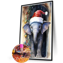 Load image into Gallery viewer, Christmas Elephant 40*60CM (canvas) Full Round Drill Diamond Painting
