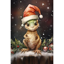 Load image into Gallery viewer, Christmas Lizard 40*60CM (canvas) Full Round Drill Diamond Painting
