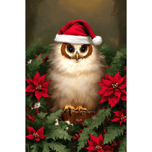 Load image into Gallery viewer, Christmas Owl 40*60CM (canvas) Full Round Drill Diamond Painting
