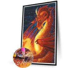 Load image into Gallery viewer, Dragons And Fire 40*60CM (canvas) Full AB Round Drill Diamond Painting
