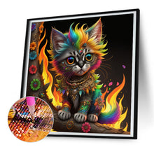 Load image into Gallery viewer, Cat 30*30CM (canvas) Full Round Drill Diamond Painting
