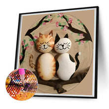 Load image into Gallery viewer, Cat 30*30CM (canvas) Full Round Drill Diamond Painting
