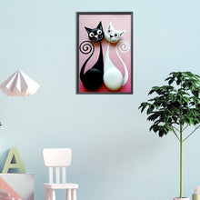 Load image into Gallery viewer, Cat 30*45CM (canvas) Full Round Drill Diamond Painting
