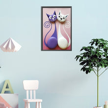 Load image into Gallery viewer, Cat 30*45CM (canvas) Full Round Drill Diamond Painting
