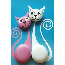 Load image into Gallery viewer, Cat 30*45CM (canvas) Full Round Drill Diamond Painting
