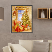Load image into Gallery viewer, Warm Christmas 30*40CM (canvas) Full Round Drill Diamond Painting
