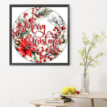 Load image into Gallery viewer, Merry Christmas To The Mistletoe 30*30CM (canvas) Full Round Drill Diamond Painting
