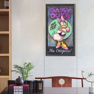 Daisy Duck 30*55CM (canvas) Full Round Drill Diamond Painting