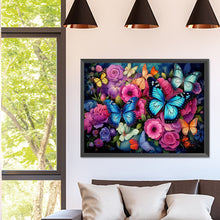 Load image into Gallery viewer, Flower Cluster Bouquet 40*30CM (canvas) Full Square Drill Diamond Painting
