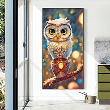 Load image into Gallery viewer, Big Eyed Owl 40*70CM (canvas) Full Round Drill Diamond Painting
