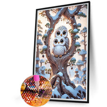 Load image into Gallery viewer, Owl And Baby Owl 40*60CM (canvas) Full Round Drill Diamond Painting

