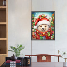 Load image into Gallery viewer, Christmas White Bear 40*50CM (canvas) Full Round Drill Diamond Painting
