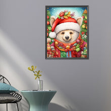 Load image into Gallery viewer, Christmas White Bear 40*50CM (canvas) Full Round Drill Diamond Painting

