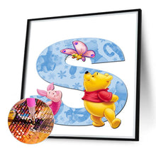 Load image into Gallery viewer, Letter S 40*40CM (canvas) Full Round Drill Diamond Painting
