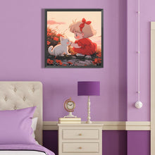 Load image into Gallery viewer, Girl 40*40CM (canvas) Full Round Drill Diamond Painting
