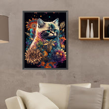 Load image into Gallery viewer, Cat 30*40CM (canvas) Full Round Drill Diamond Painting
