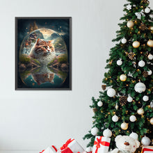 Load image into Gallery viewer, Cat 30*40CM (canvas) Full Round Drill Diamond Painting
