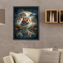 Load image into Gallery viewer, Cat 30*40CM (canvas) Full Round Drill Diamond Painting
