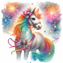 Load image into Gallery viewer, Shiny Animal Horse 30*30CM (canvas) Full Round Drill Diamond Painting
