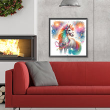 Load image into Gallery viewer, Shiny Animal Horse 30*30CM (canvas) Full Round Drill Diamond Painting
