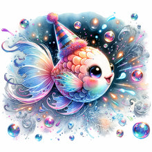 Load image into Gallery viewer, Shiny Animal Goldfish 30*30CM (canvas) Full Round Drill Diamond Painting
