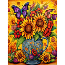 Load image into Gallery viewer, Sunflower 30*40CM (canvas) Full Round Drill Diamond Painting
